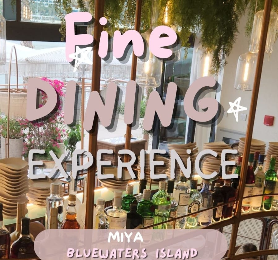FINE DINING: MIYA Restaurant, Bluewaters